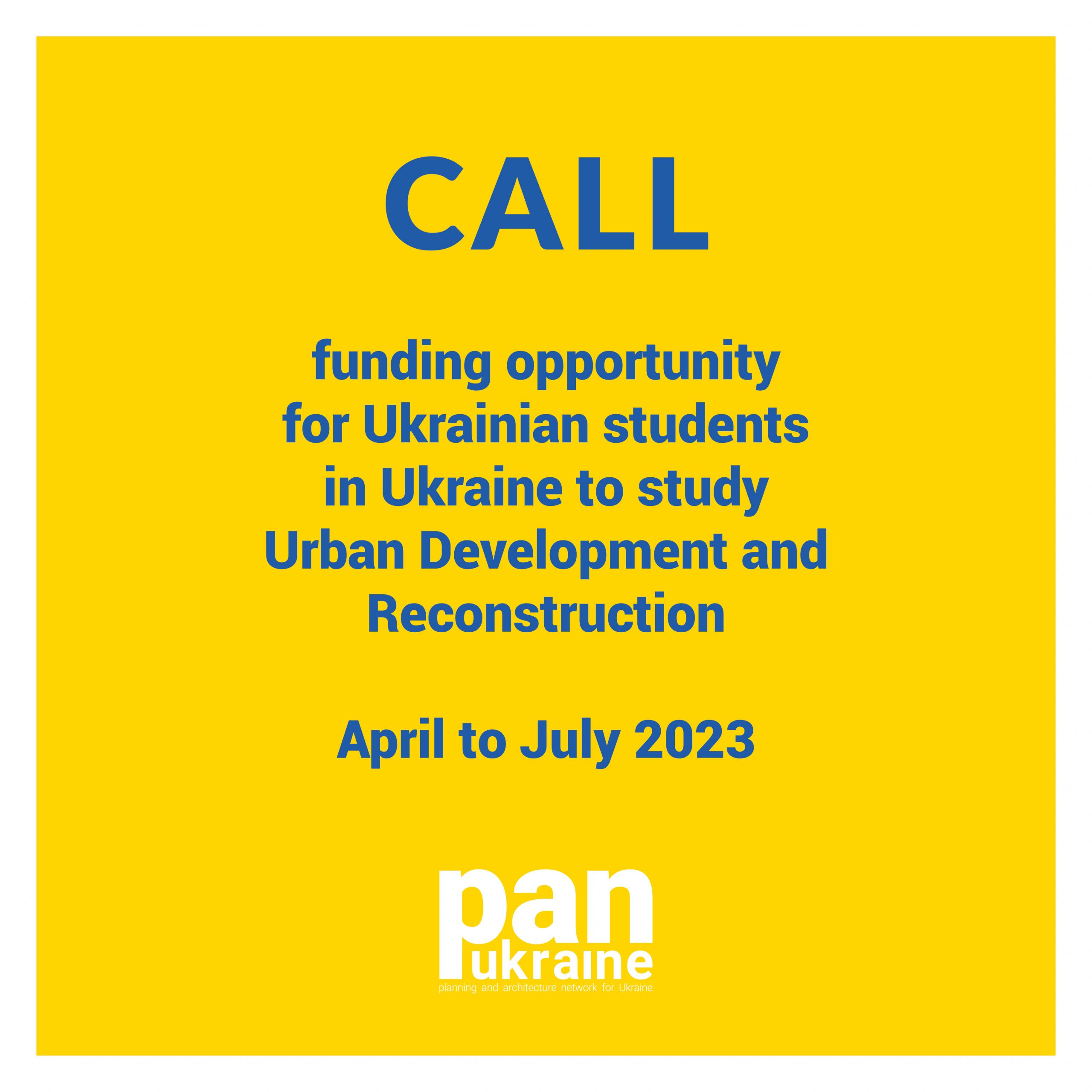 You are currently viewing Call for Scholarships Application for Ukrainian Students in Ukraine to study Urban Development and Reconstruction