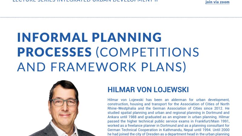 Online Lecture | May 16 | Informal planning processes