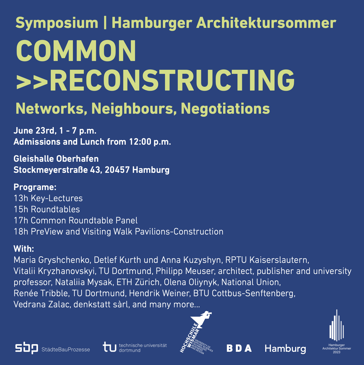 Read more about the article Symposium Common ReConstructing – Networks, Neighbors, Negotiations